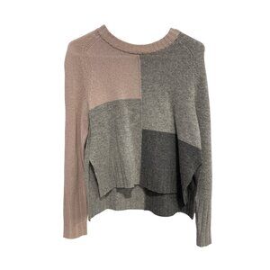 Skull Cashmere Sweater Size XS Crewneck Long Sleeve Skull Colorblock Wool Blend